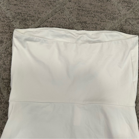 Susana Monaco Strapless Side Pleat Dress in Sugar Large L - Picture 6 of 6